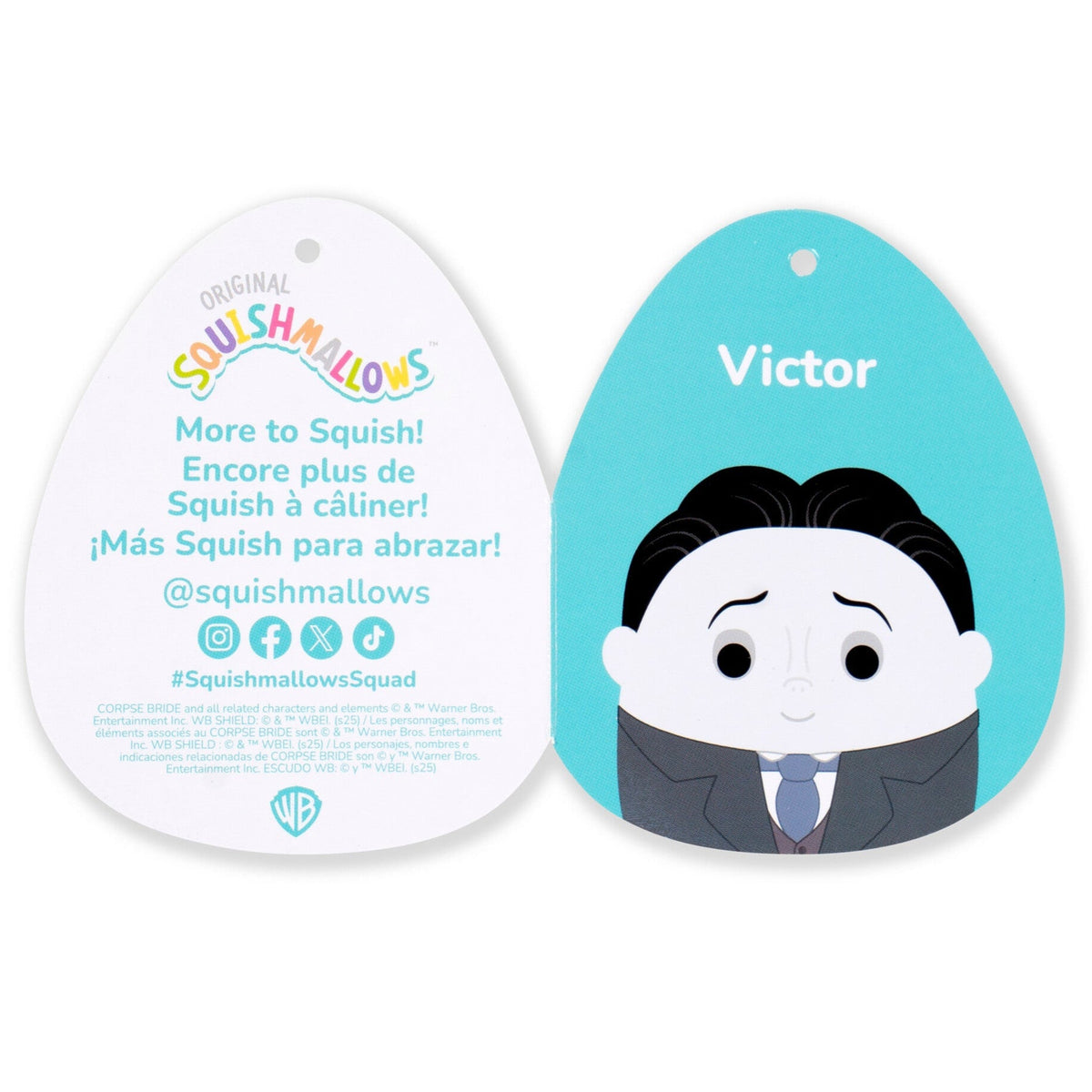Squishmallows Trending | 8" Victor from Corpse Bride | Jazwares