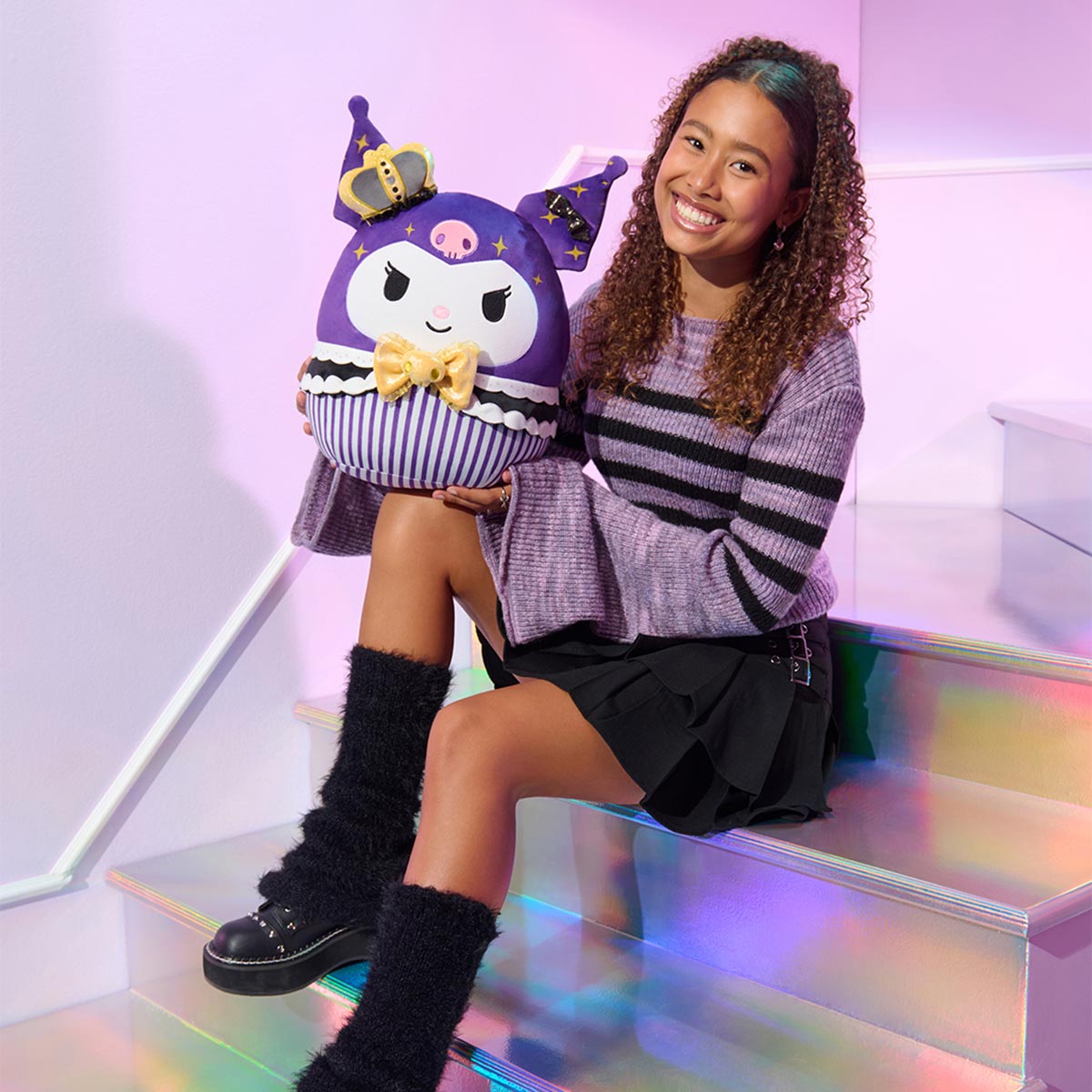 Squishmallows Sale | 12" Kuromi 20th Anniversary Kuromi | Jazwares