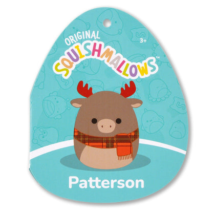 Squishmallows Essential | 16" Patterson the Moose with Orange Scarf | Jazwares