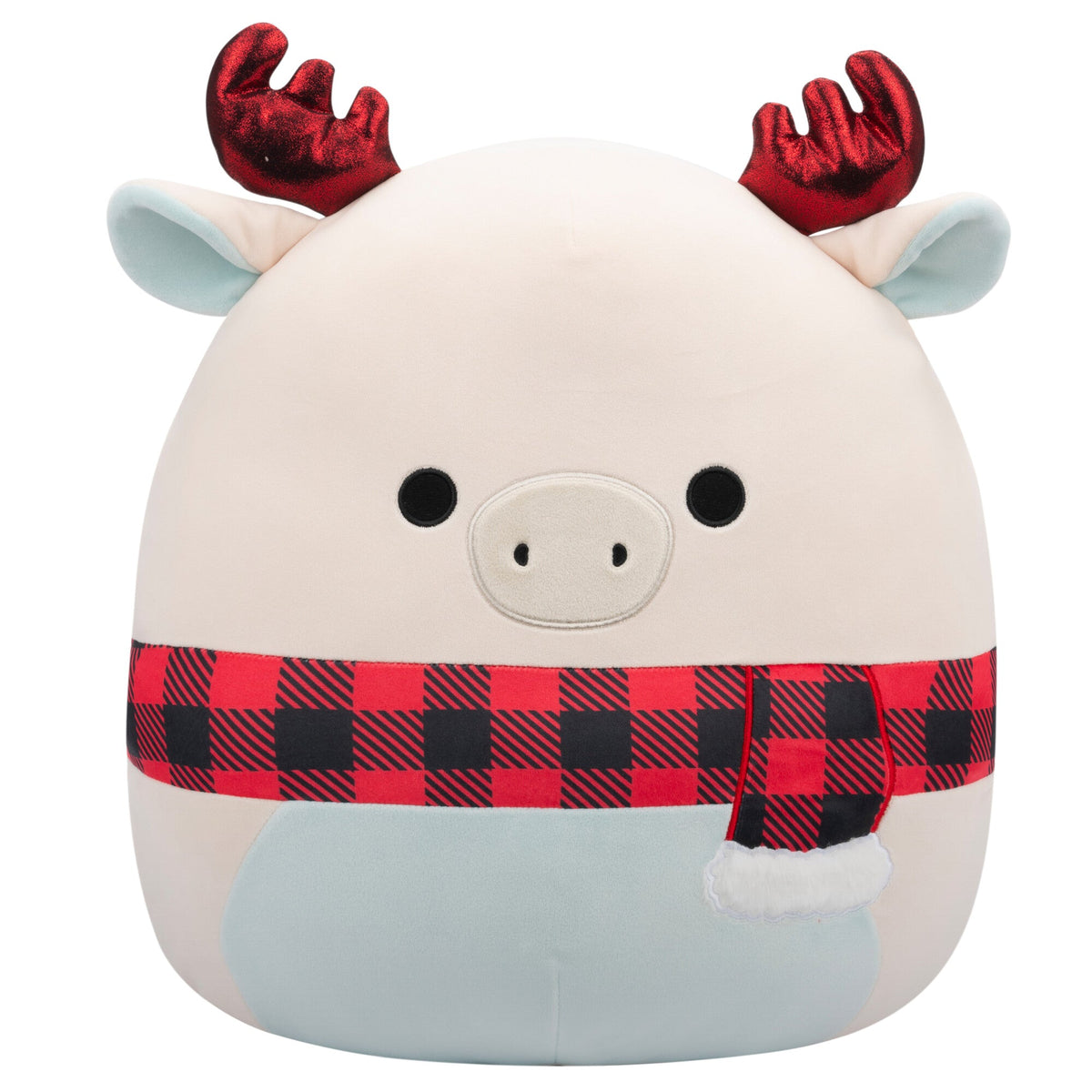 Squishmallows Premium | 16" Matthew the White Moose with Glitter Antlers | Jazwares