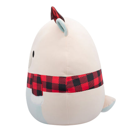 Squishmallows Premium | 16" Matthew the White Moose with Glitter Antlers | Jazwares