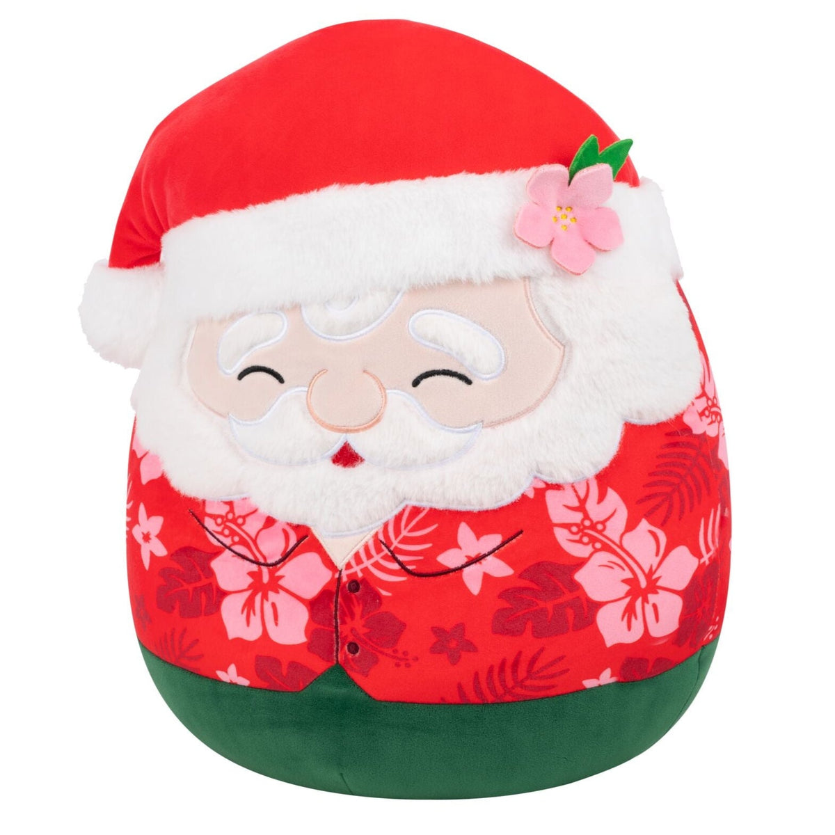 Squishmallows Top Pick | 14" Nick the Santa Claus in Red Hawaiian Shirt | Jazwares