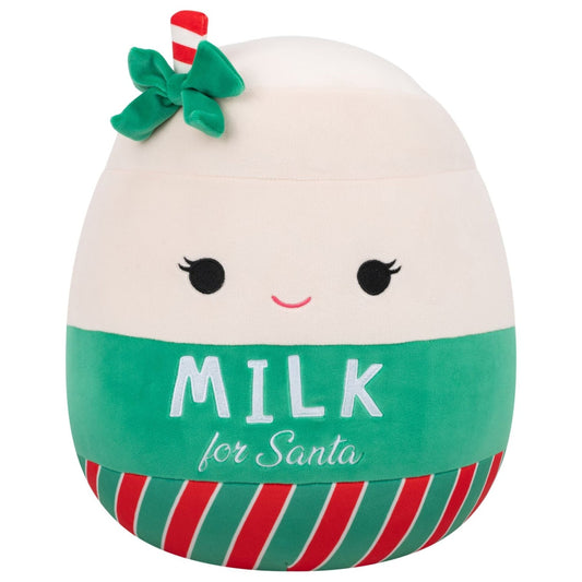 Squishmallows Premium | 12" Hedda the Milk for Santa | Jazwares