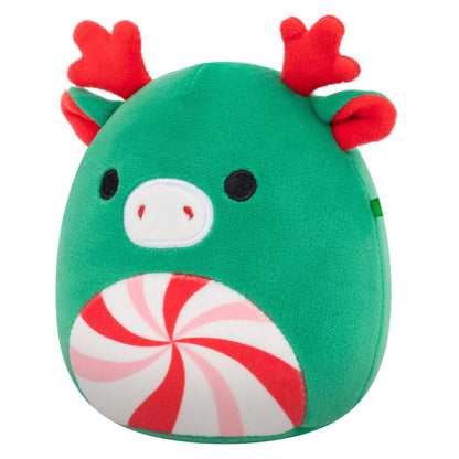 Squishmallows Customer Favorite | 5" Zumir the Green Moose with Peppermint Swirl Belly | Jazwares