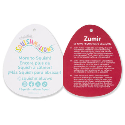 Squishmallows Customer Favorite | 5" Zumir the Green Moose with Peppermint Swirl Belly | Jazwares