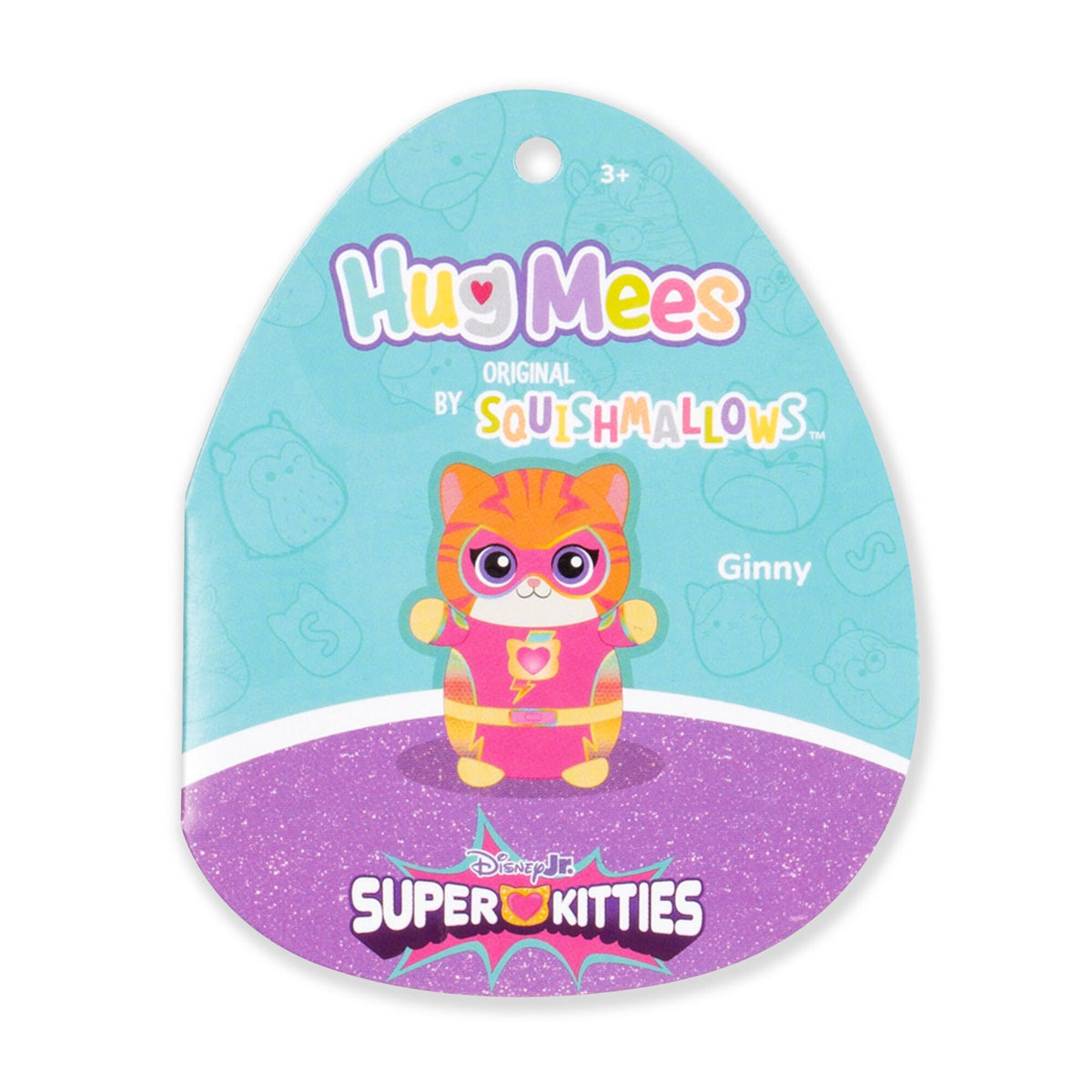 Squishmallows Popular | Disney SuperKitties 10" Ginny HugMees | Jazwares