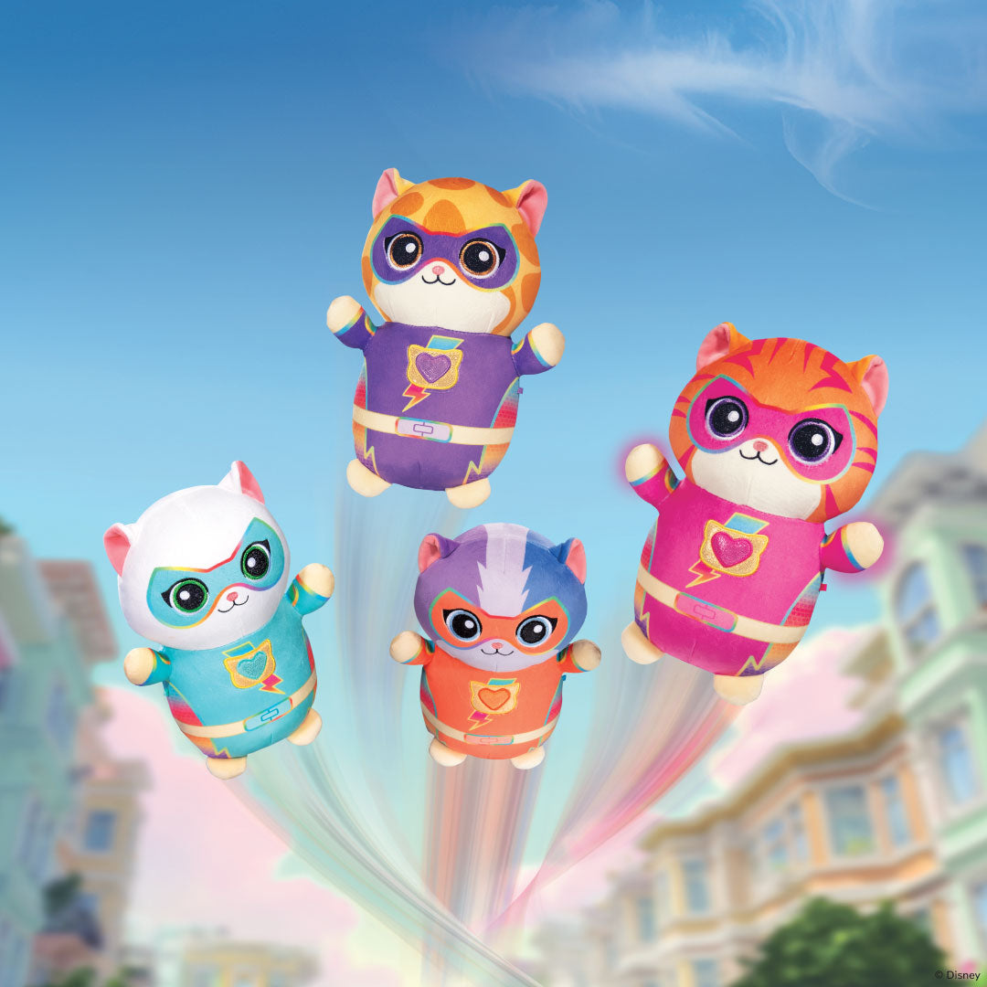 Squishmallows Popular | Disney SuperKitties 10" Ginny HugMees | Jazwares