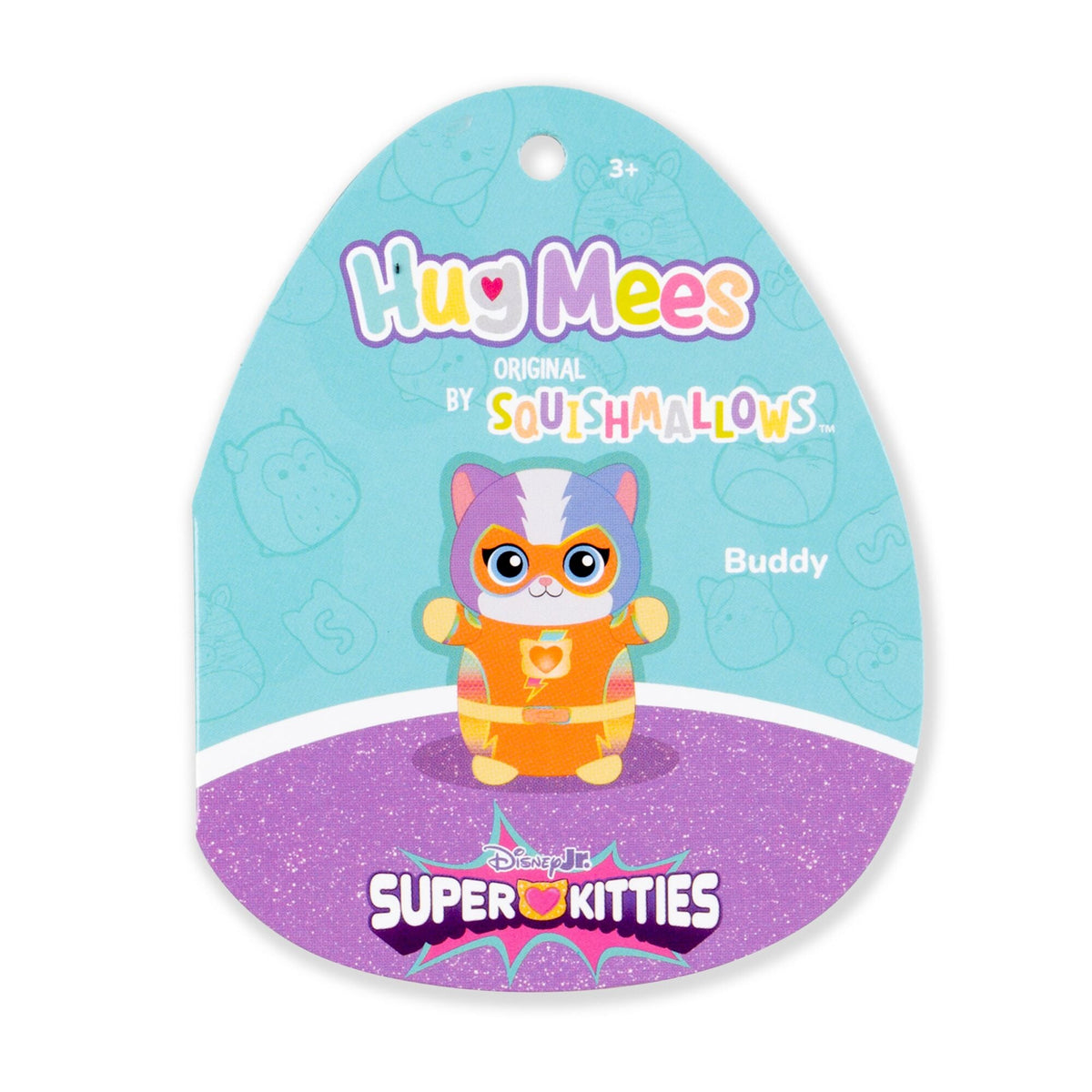 Squishmallows Great Value | Disney SuperKitties 10" Buddy HugMees | Jazwares
