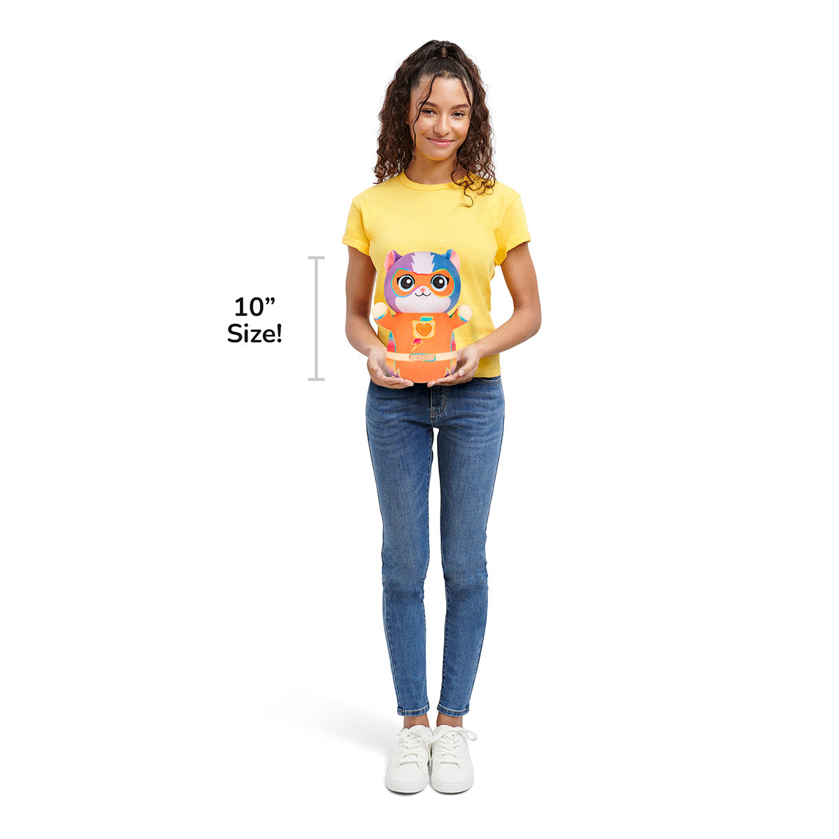 Squishmallows Great Value | Disney SuperKitties 10" Buddy HugMees | Jazwares