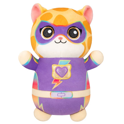 Squishmallows Best Price | Disney SuperKitties 10" Sparks HugMees | Jazwares