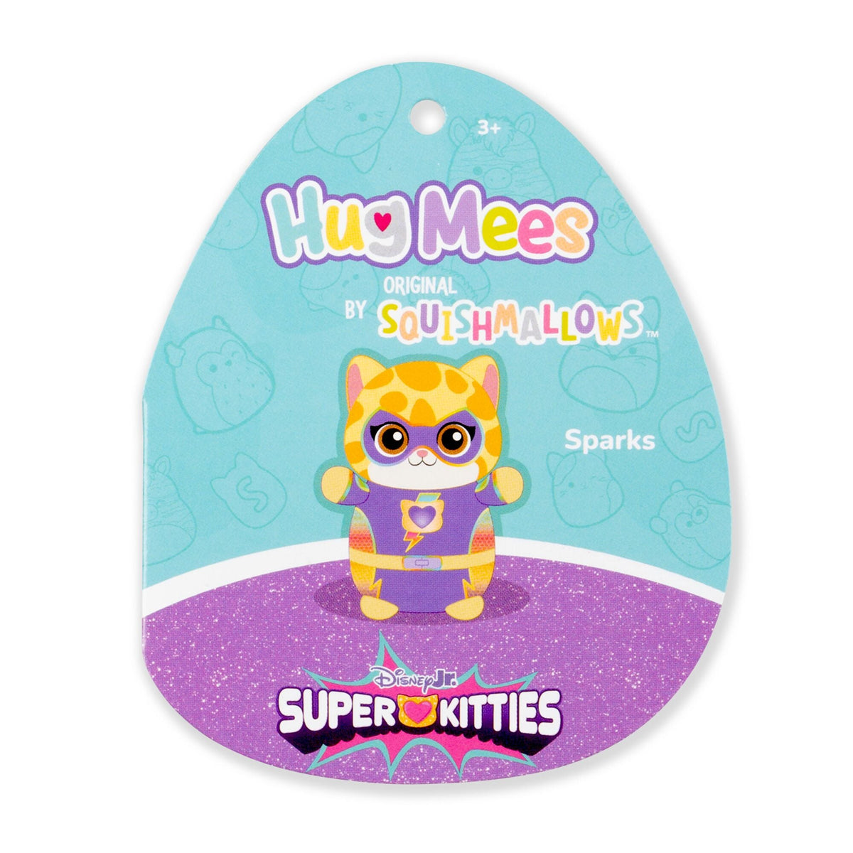 Squishmallows Best Price | Disney SuperKitties 10" Sparks HugMees | Jazwares