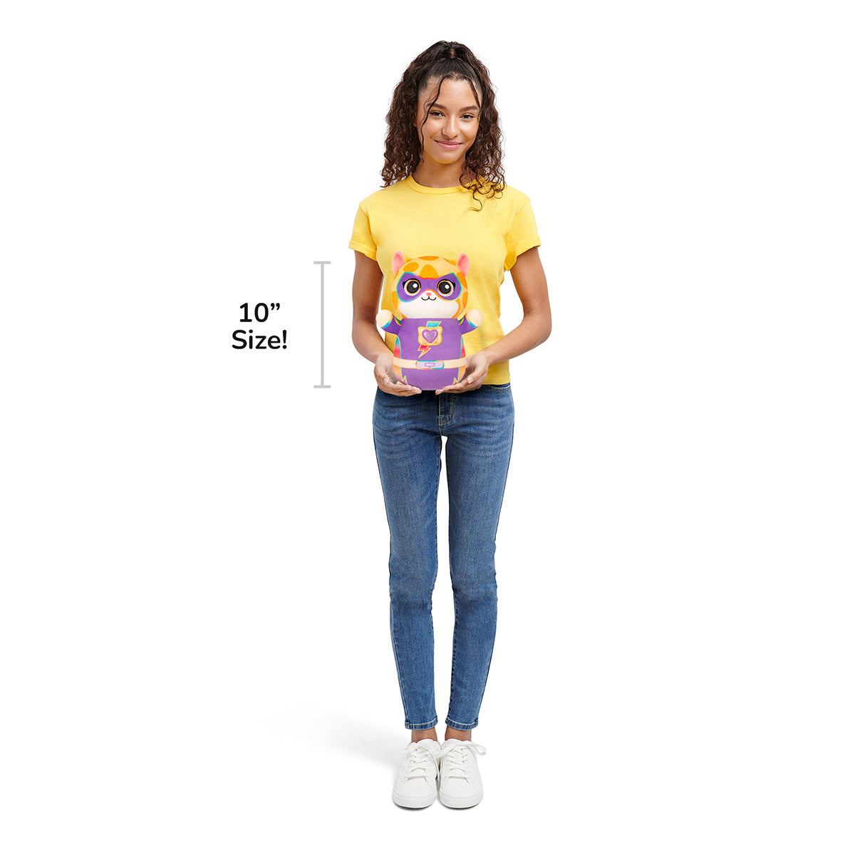 Squishmallows Best Price | Disney SuperKitties 10" Sparks HugMees | Jazwares