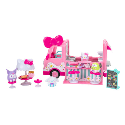 Squishmallows Hot Sale | Squish-a-longs Hello Kitty Cafe Truck Playset | Jazwares