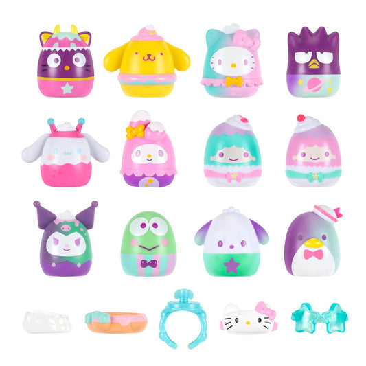 Squishmallows New | Squish-a-longs Hello Kitty and Friends Dreamland 12-Pack | Jazwares