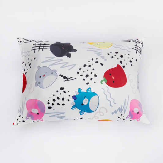 Squishmallows Hot Sale | "Squish Vibes" White SquishPillow Pillowcase (Standard)