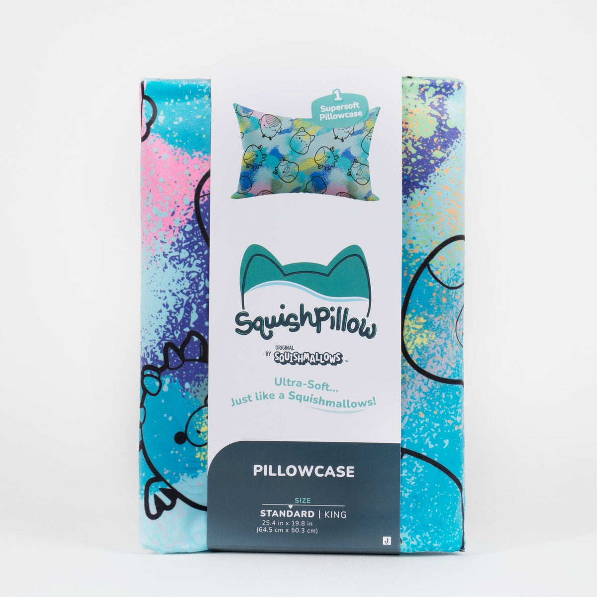 Squishmallows Essential | "'Mallow Nights" Blue SquishPillow Pillowcase (Standard)