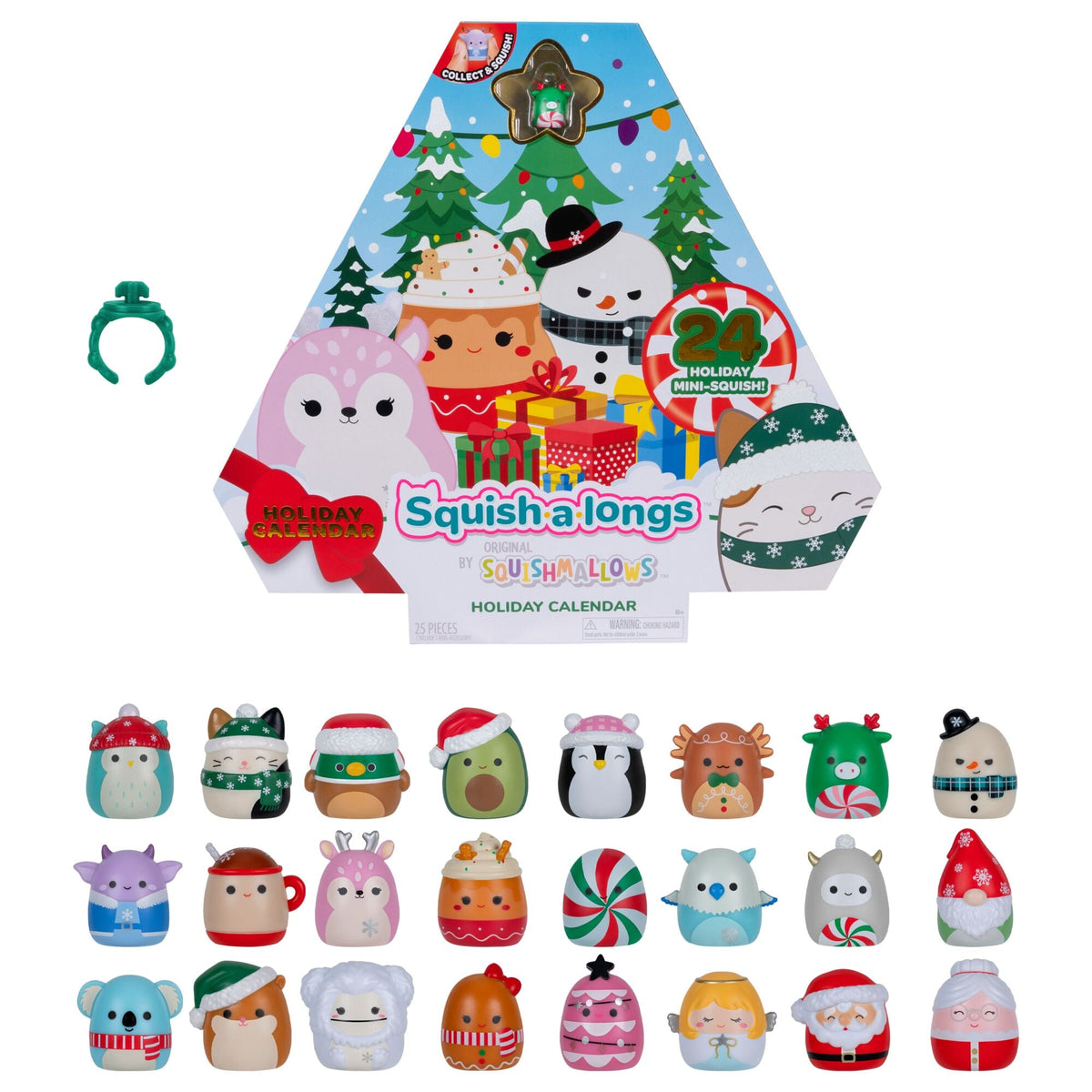 Squishmallows Great Value | Squish-a-longs Holiday Countdown Calendar | Jazwares
