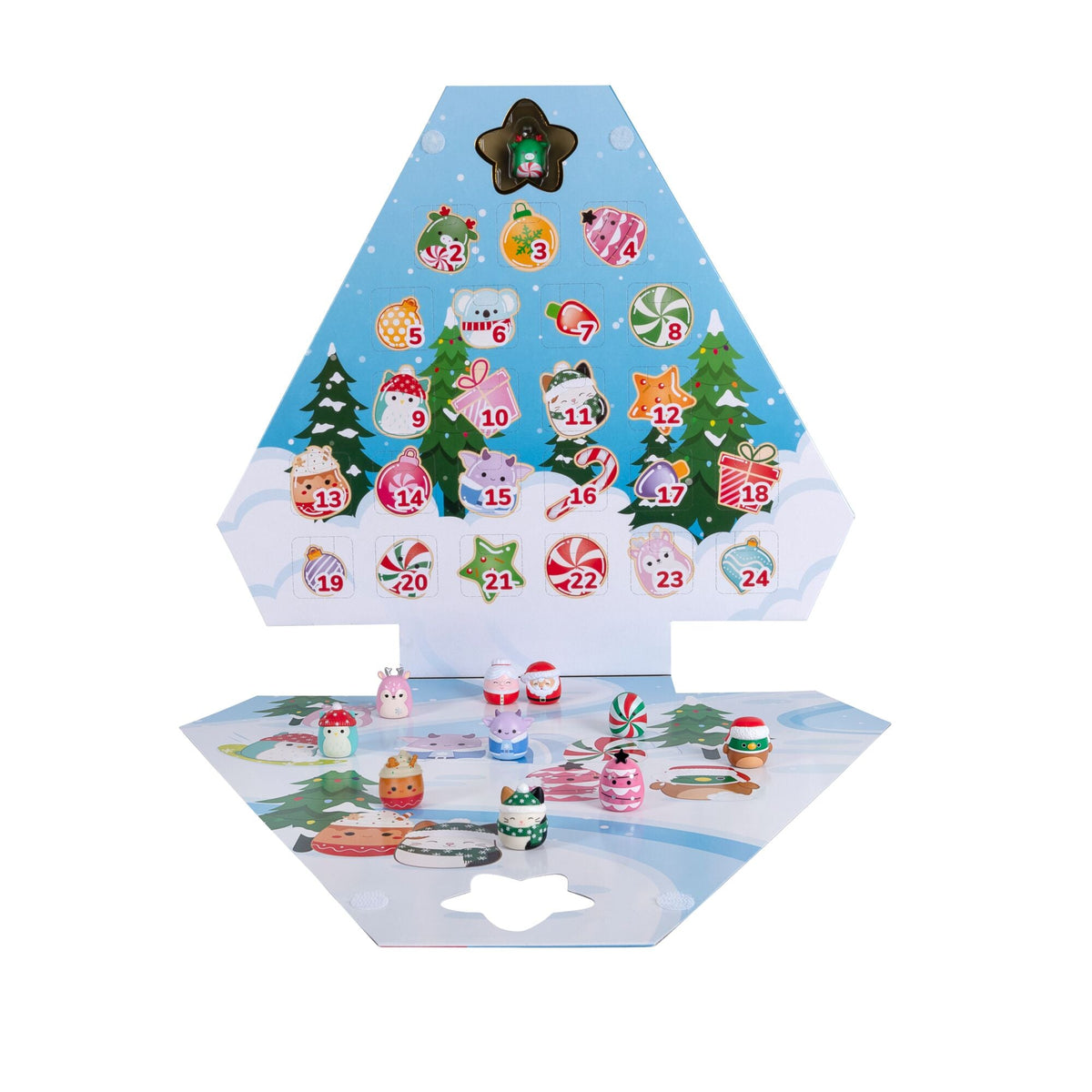 Squishmallows Great Value | Squish-a-longs Holiday Countdown Calendar | Jazwares