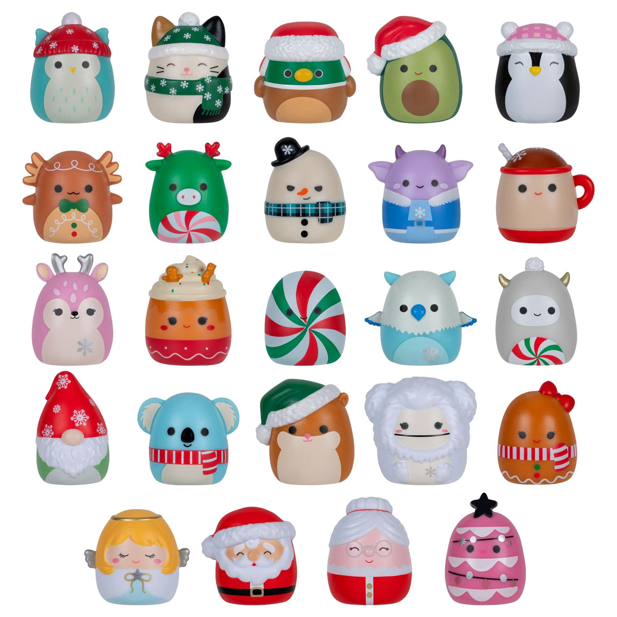Squishmallows Great Value | Squish-a-longs Holiday Countdown Calendar | Jazwares