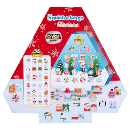 Squishmallows Great Value | Squish-a-longs Holiday Countdown Calendar | Jazwares
