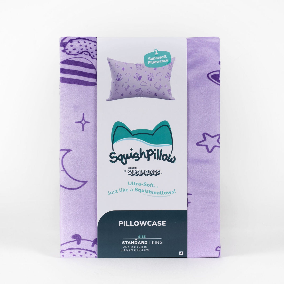 Squishmallows New | SquishPillow Pillowcase Lavender Slumber | Jazwares