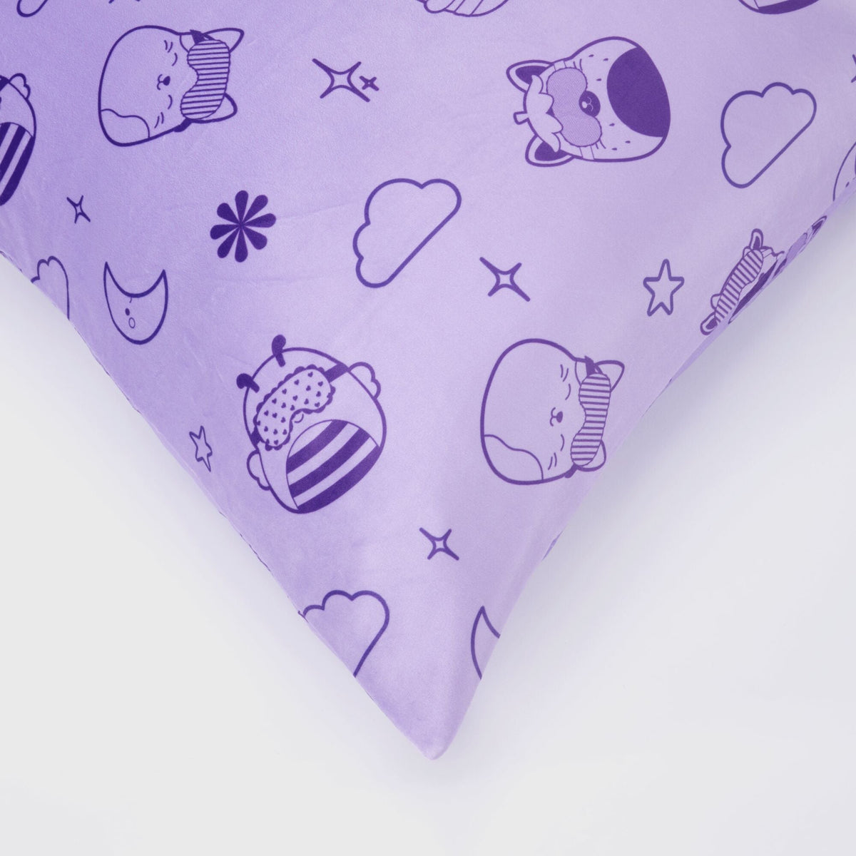 Squishmallows New | SquishPillow Pillowcase Lavender Slumber | Jazwares