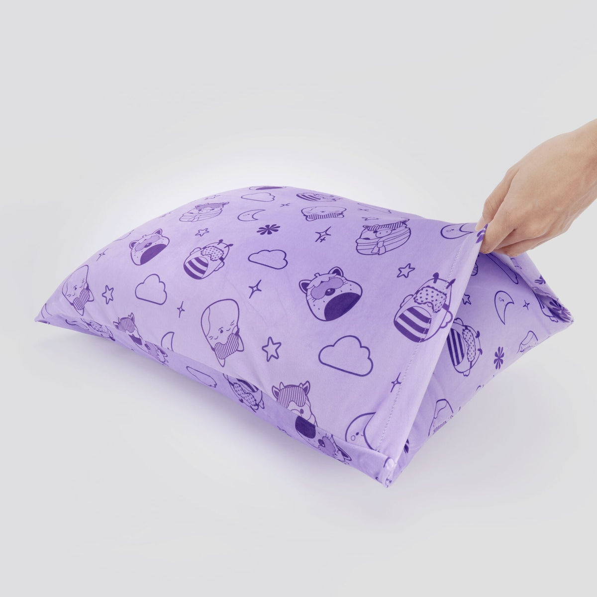 Squishmallows New | SquishPillow Pillowcase Lavender Slumber | Jazwares