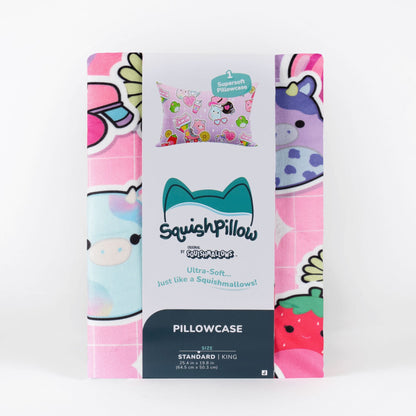 Squishmallows Trusted | SquishPillow Pillowcase Squish Sparkle | Jazwares