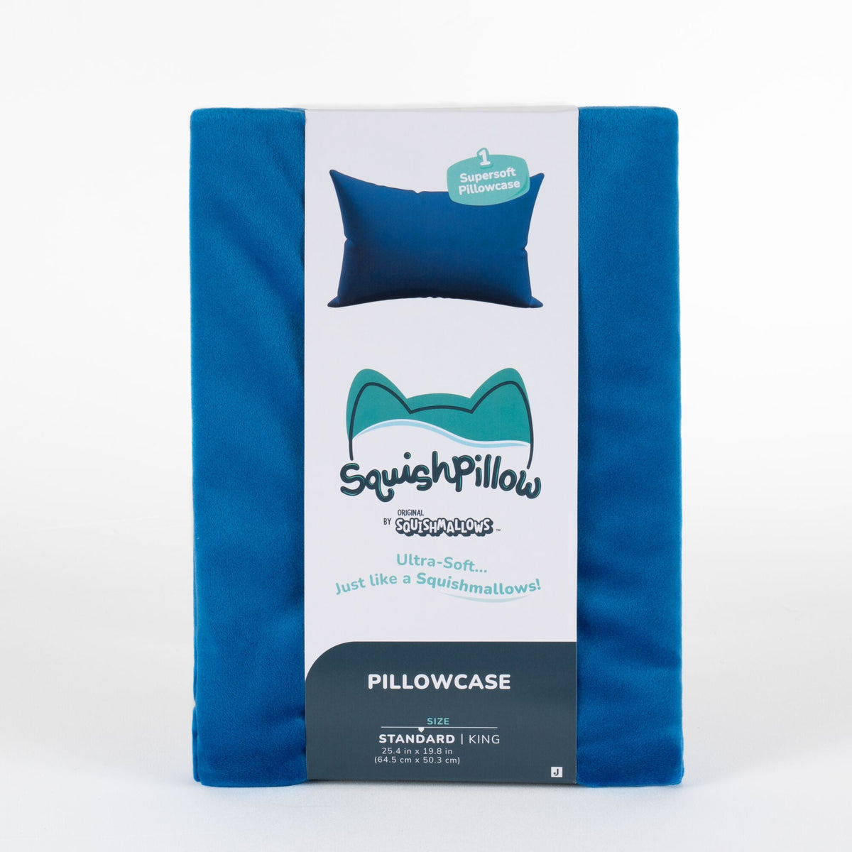 Squishmallows Premium | SquishPillow Pillowcase Solid Slumber Navy | Jazwares