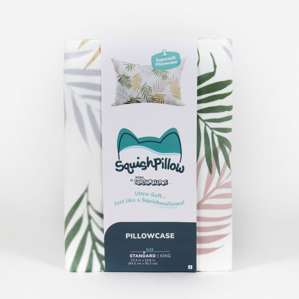 Squishmallows Best Price | "Palm Fronds" Light SquishPillow Pillowcase (Standard)