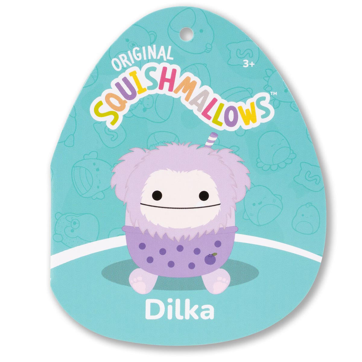Squishmallows Smart Buy | 8" Dilka the Lavender Boba Bigfoot | Jazwares