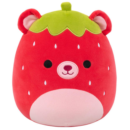 Squishmallows Popular | 8" Romeo the Red Strawberry Bear | Jazwares