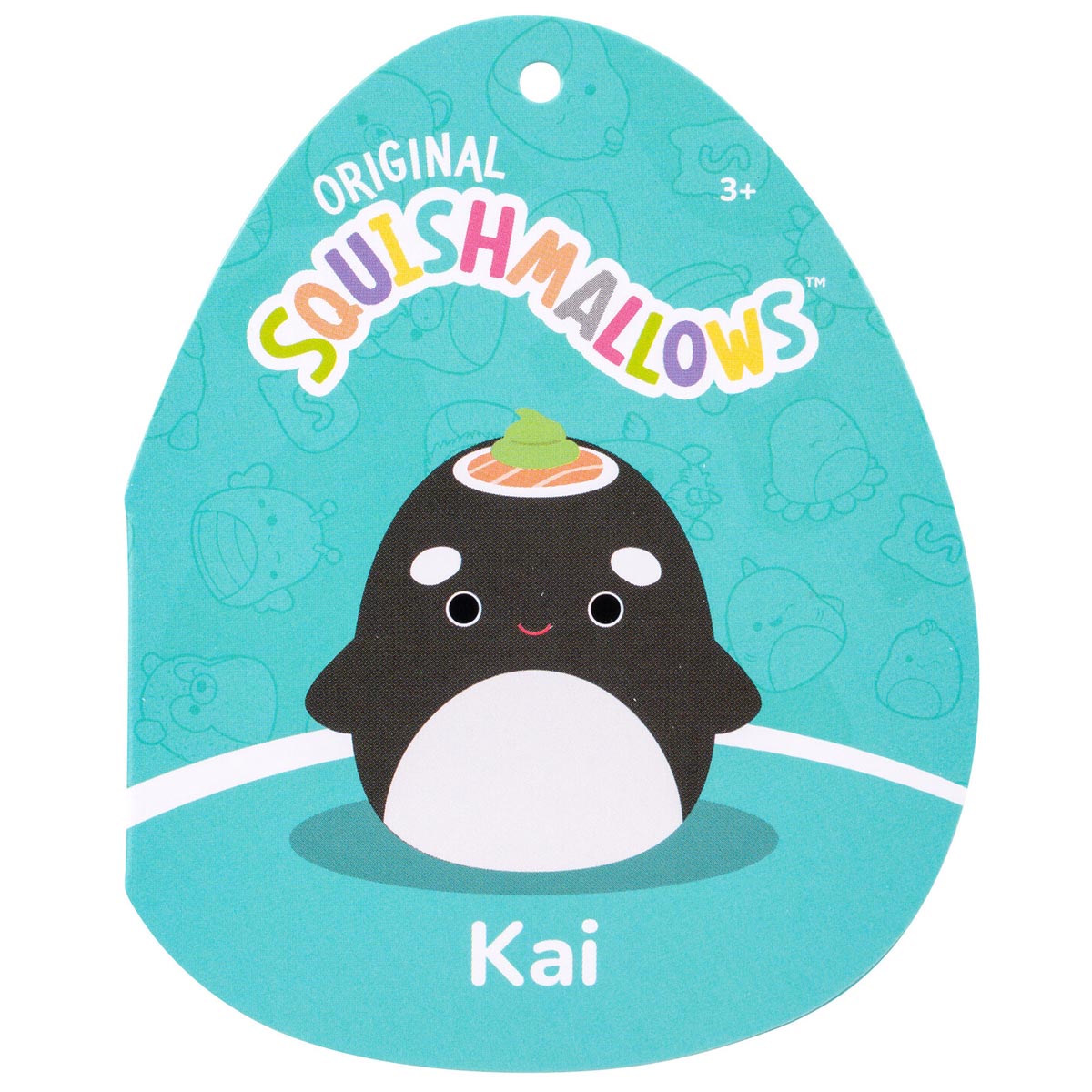 Squishmallows Deals | 8" Kai the Sushi Orca Whale | Jazwares