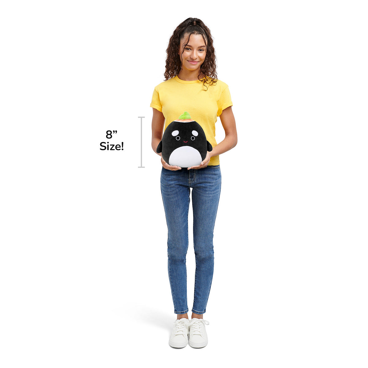Squishmallows Deals | 8" Kai the Sushi Orca Whale | Jazwares