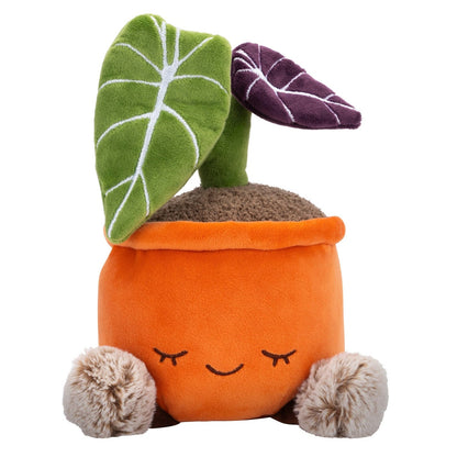 Squishmallows Premium | Greenhouse by Russ 12" Black Velvet Alocasia Plant Plush | Jazwares