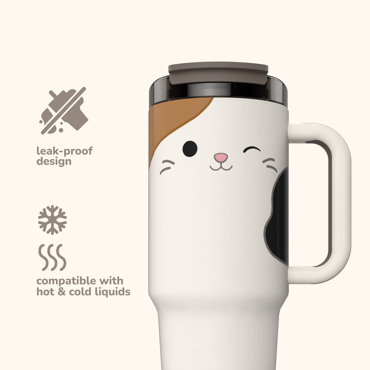 Squishmallows Trusted | Cam Tumbler with Straw