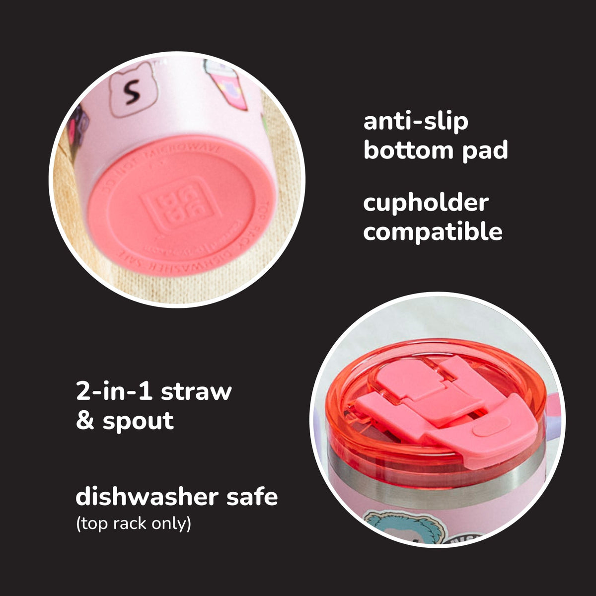 Squishmallows Customer Favorite | Sticker Bomb Tumbler with Straw