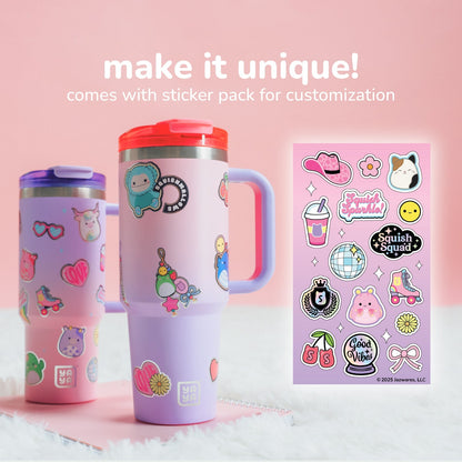 Squishmallows Customer Favorite | Sticker Bomb Tumbler with Straw