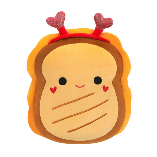 Squishmallows Special Offer | 8" Lil Gouda the Grilled Cheese with Heart Headband | Jazwares