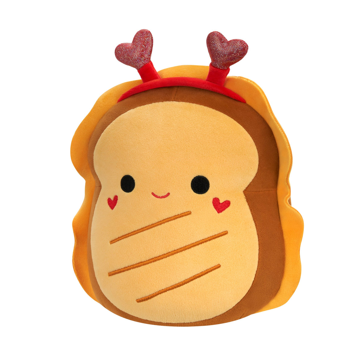 Squishmallows Special Offer | 8" Lil Gouda the Grilled Cheese with Heart Headband | Jazwares