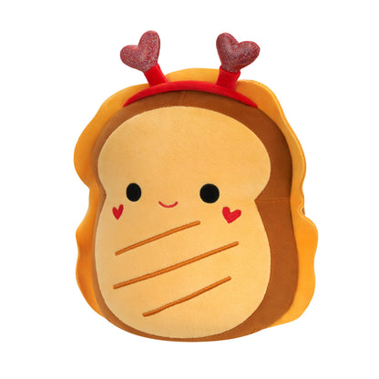 Squishmallows Special Offer | 8" Lil Gouda the Grilled Cheese with Heart Headband | Jazwares