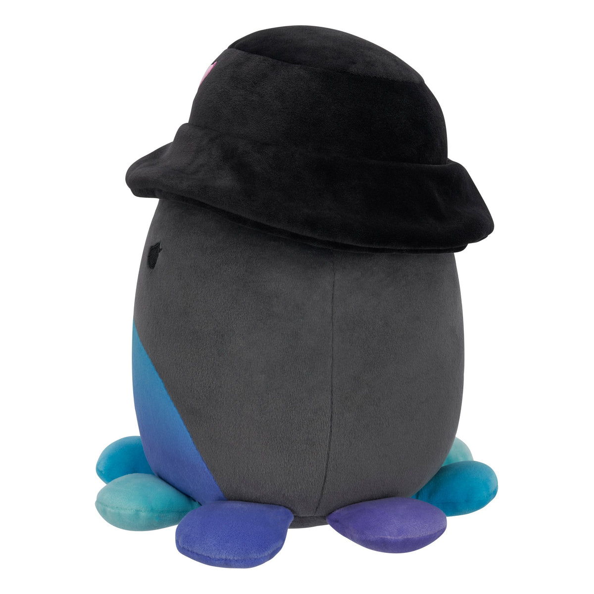 Squishmallows Best Price | 8" Yoko the Charcoal Grey Octopus with Bucket Hat | Jazwares