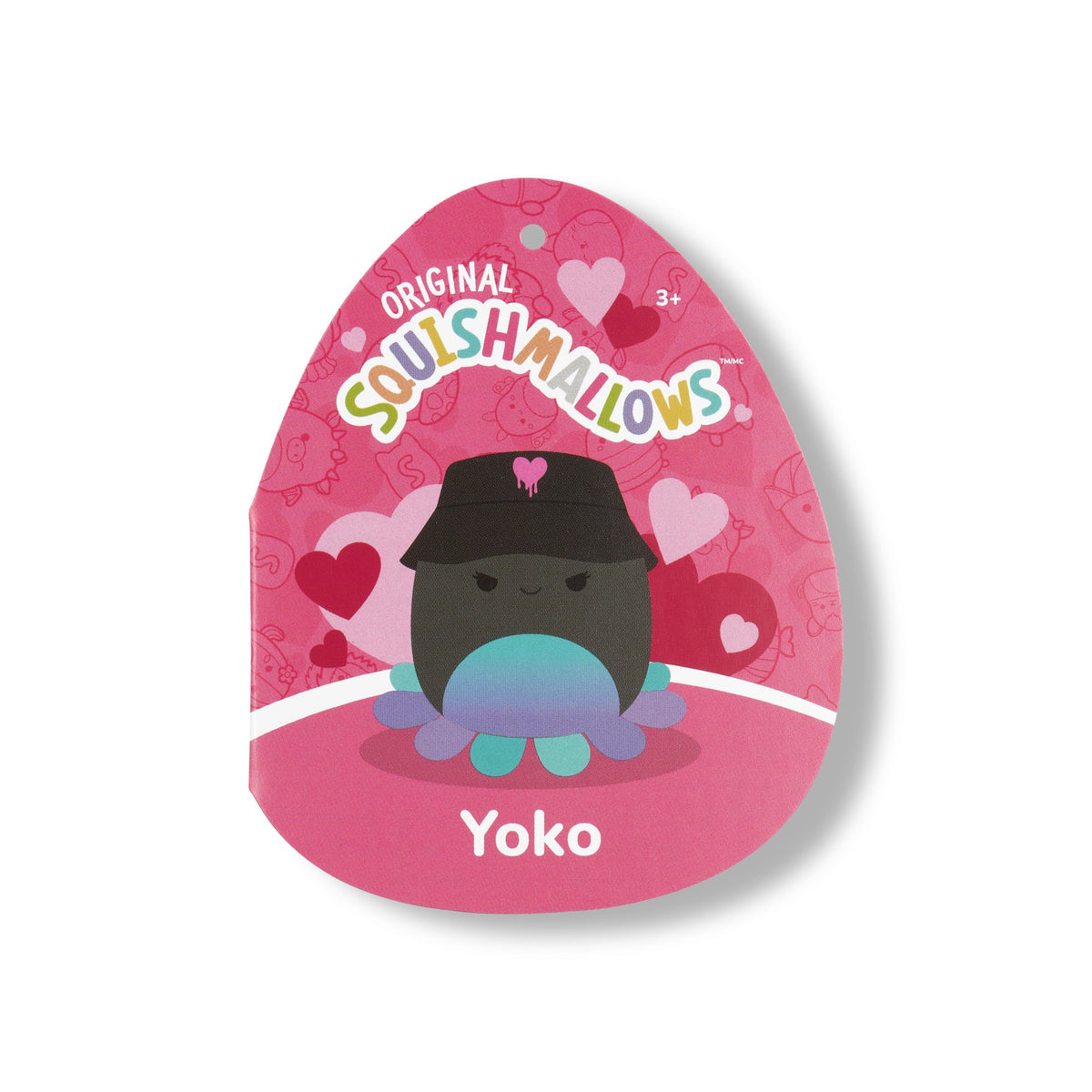 Squishmallows Best Price | 8" Yoko the Charcoal Grey Octopus with Bucket Hat | Jazwares