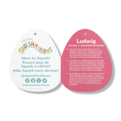 Squishmallows Deals | 12" Ludwig the Teal Frog Holding Rose | Jazwares