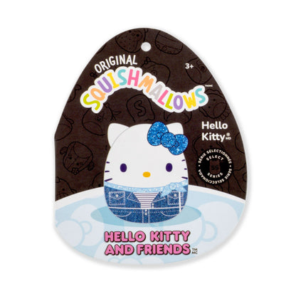 Squishmallows Popular | 12" Denim Hello Kitty | Jazwares