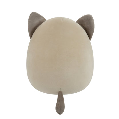 Squishmallows Sale | 12" Felton the Siamese Cat Holding Heart Churro | Jazwares