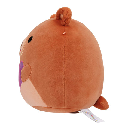 Squishmallows Value | 8" Stokely the Brown Kodiak Bear Holding a Heart | Jazwares
