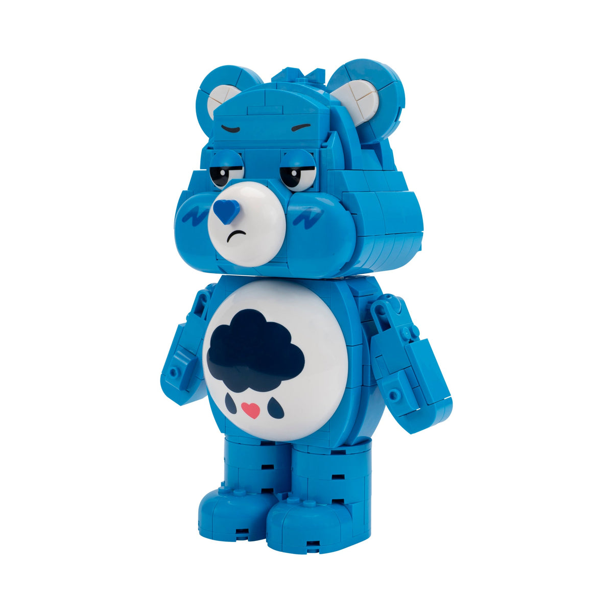 Squishmallows Latest | Care Bears Grumpy Bear Building Set - 7-Inch Buildable Articulated Fig