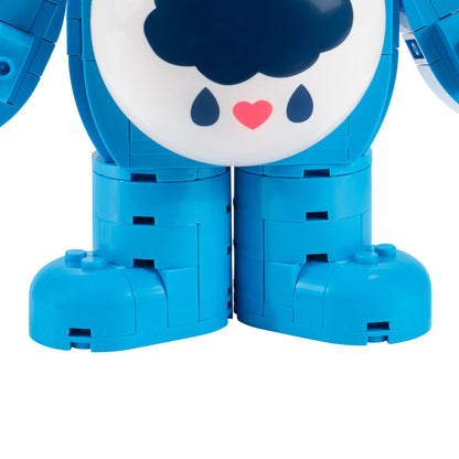 Squishmallows Latest | Care Bears Grumpy Bear Building Set - 7-Inch Buildable Articulated Fig