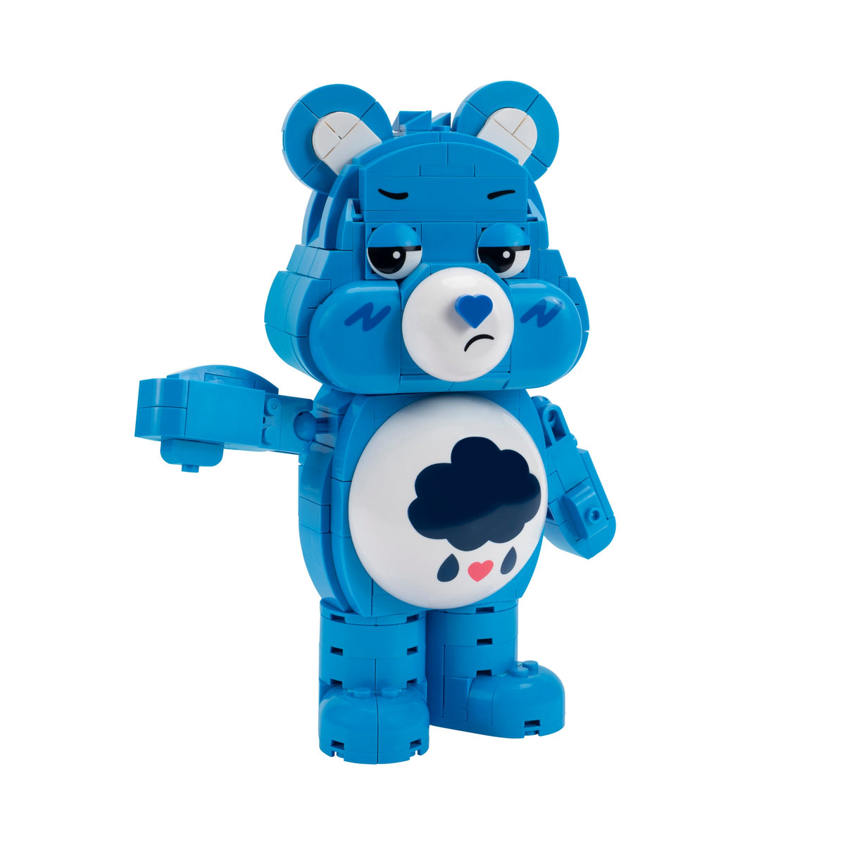 Squishmallows Latest | Care Bears Grumpy Bear Building Set - 7-Inch Buildable Articulated Fig